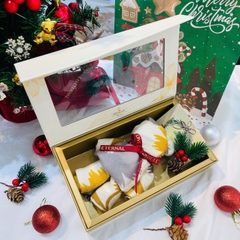 Set Quà Noel HimHip Khăn Visco 90*90cm Kèm Túi Hộp Thiệp - 1040