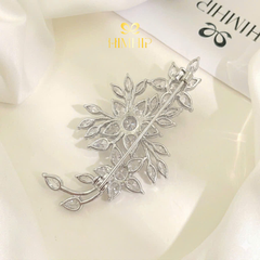 Ghim, Cài Áo HimHip HKCC Chùm Hoa Phale 5 Cánh Thanh Lịch 6x3,2cm