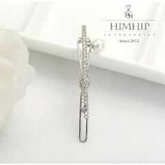 Kẹp Mái HimHip HKCC Dáng Mảnh Phale Phối Hạt Giả Trai 0.2x6.5cm