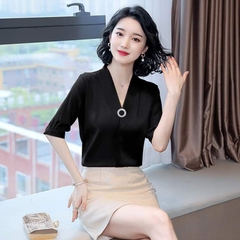 Trâm, Ghim Cài Áo HimHip Vòng Tròn Thanh Lịch HKCC Đính Phale 3,3cm