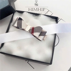 Kẹp Mái Mỏ Vịt HimHip HKCC Dáng Nơ Vải 2 Lớp Thanh Lịch 6.5*2cm