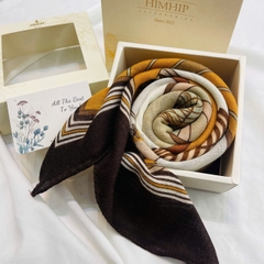 Set Quà HimHip Khăn Viscose  90x90cm Kèm Túi Hộp Thiệp - 1039