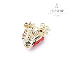 Trâm, Ghim Cài Áo HimHip HKCC Pháo Bông Rộn Ràng 3.3*2.7cm