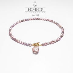 Vòng Cổ HimHip Trai Dị Phối Mặt Trai Trai Dị Vuông 42+4cm