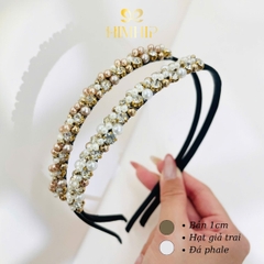 Bờm HimHip Dáng Mảnh Kết Đá Trai Nhỏ Sang Trọng 1cm