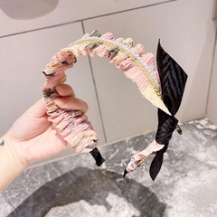 Bờm HimHip Vải Nhún Đính Dải Trai Thanh Lịch 4cm