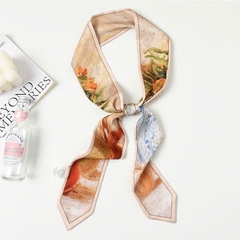 Khăn Lụa Tuban Lụa 6.5x125cm HimHip Khăn Thắt Túi Quà Tặng Khăn - 16