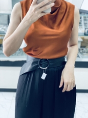 Dây lưng da miếng 1mặt khoá tròn sang trọng 5.2-6.6*98cm