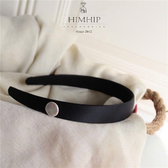 Bờm HimHip Dáng Trơn Đính Hạt Trai Dị Sang Trọng 3cm