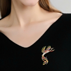 Trâm,Ghim Cài HimHip Uyên Ương Mãn Đường HKCC Đính Phale 4*7,5cm