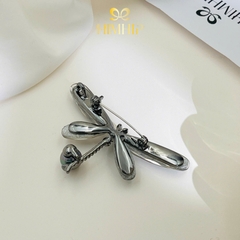 Trâm, Ghim Cài Áo Nam Nữ HimHip Chuồn Chuồn Xanh Ngọc Thanh Lịch 4*7cm HPBD