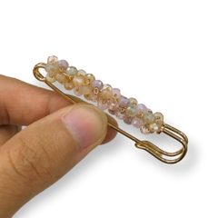 Trâm, Ghim Cài Kim Băng HimHip Kết Đá Nhỏ Sang Trọng HKCC Đính Hạt Cườm 5.5-7.5cm