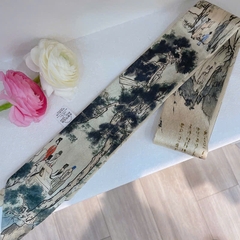 Khăn Lụa Tuban Lụa 128x7cm HimHip Khăn Thắt Túi Quà Tặng Khăn - 10