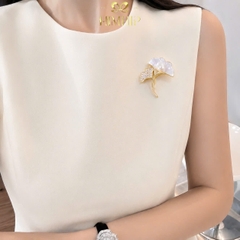 Trâm, Ghim Cài Áo HimHip HKCC Phúc Lộc Hạnh Ngân 3x2.5cm