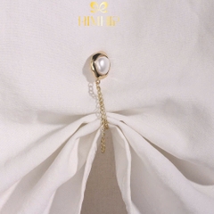 Pin Cài Tự Hít HimHip HKCC Hạt Giả Trai Sóng Nước 1.5x10.5cm