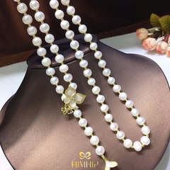 Vòng Cổ HimHip Trai Dị 8li Khóa Charm Bướm Đôi Cánh Mắt Mèo Đuôi Cá 80.5cm