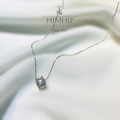 Vòng Cổ HimHip Dây Bạc Trắng 925 (40-45cm + Điều Chỉnh) Phối Charm HKCC Phối Phale