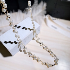 Vòng Cổ Thời Trang HimHip Hạt Giả Trai Mix Dây HKCC Thanh Lịch Phụ Kiện Áo Dài