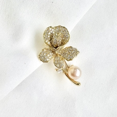 Trâm, Ghim Cài Áo Nhỏ HimHip Hoa Hồng Nhỏ Sang Trọng HKCC Mix Trai 2*3,4cm