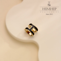 Cài Khăn Ống HimHip Size Nhỏ Hình Chữ H Cá Tính HKCC 1.2x1.5cm