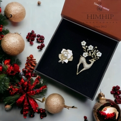 Set Quà Noel HimHip Cài Áo Kèm Túi Hộp Thiệp - 476