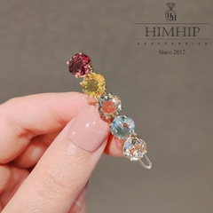 Kẹp Mái HimHip Đính Đá Phale Nhiều Màu Sắc Sang Trọng 4.5cm