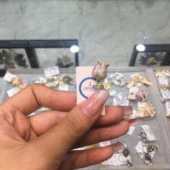 Pin Cài Áo HimHip Hoa Hồng Nhỏ Thanh Lịch HKCC Đính Phale 2cm
