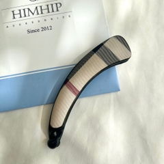 Kẹp Móc Dọc HimHip Composite Phối Vải Họa Tiết Đơn Giản