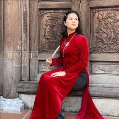 [Thiết Kế] Vòng Cổ HimHip Tinh Thể Ngọc Trai 8Li Mặt Lá Phale Sang Trọng 50+0cm Phụ Kiện Áo Dài