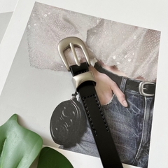 Dây Lưng HimHip Da Miếng Khoá Vuông Đơn Giản 2x109cm