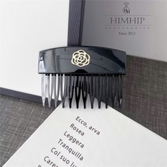 Xước HimhHip Composite Mặt Viền Hoa Hồng Thanh Lịch 12 Răng 5*7cm