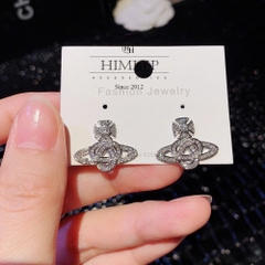 Khuyên Tai Ngắn HimHip Hành Tinh Thanh Lịch HKCC Đính Phale 1.5cm