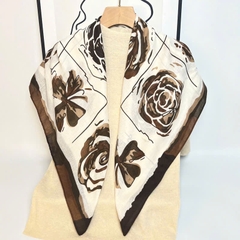 Khăn Lụa Viscose HimHip 90x90cm Khăn Quàng Quà Tặng Khăn - 73