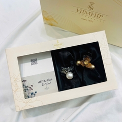 Set Quà HimHip Kẹp Càng Cua & Dây Buộc Tóc Kèm Túi Hộp Thiệp - 54