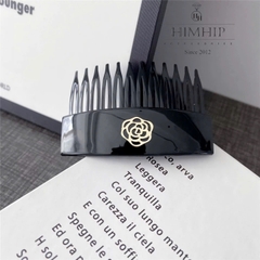 Xước HimhHip Composite Mặt Viền Hoa Hồng Thanh Lịch 12 Răng 5*7cm