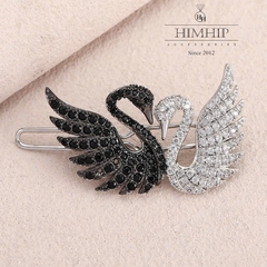 Kẹp Mái HimHip HKCC Đôi Thiên Nga Phale Uyên Ương 3.9*3cm