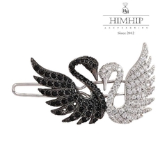Kẹp Mái HimHip HKCC Đôi Thiên Nga Phale Uyên Ương 3.9*3cm