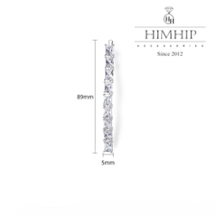 Kẹp Mái HimHip HKCC Hàng Phale Lấp Lánh 8.9x0.5cm