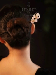 Trâm Cài Tóc HimHip Ngọc Đào Xuân Mộc 20x3cm Kèm Hộp Phụ Kiện Áo Dài