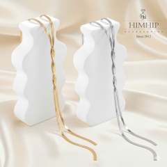 Vòng Cổ HimHip TiTan Xích Lúa Mì 3ly Thanh Lịch