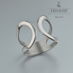 Cài Khăn Ống HimHip Size To Vòng Cung Sang Trọng HKCC 2x1.2CM