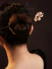 Trâm Cài Tóc HimHip Ngọc Đào Xuân Mộc 20x3cm Kèm Hộp Phụ Kiện Áo Dài