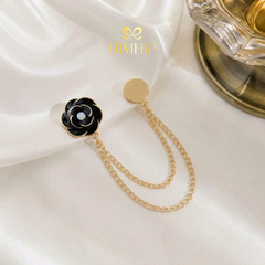 Pin Cài Tự Hít HimHip HKCC Hoa Trà Nhỏ Phối Nụ Phae 2.3+5.5cm