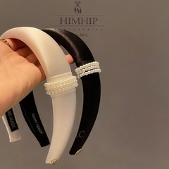 Bờm HimHip Phối 3 Vòng Giả Trai Vải Trơn Sang Trọng 3cm