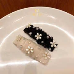 Kẹp Mái Bật HimHip HKCC Vườn Hoa Nhỏ Trong Sương 8x3.5cm