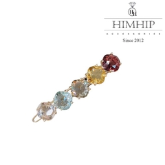 Kẹp Mái HimHip Đính Đá Phale Nhiều Màu Sắc Sang Trọng 4.5cm