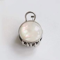 Kẹp Càng Cua HimHip HKCC Mix Khảm Trai Mặt Tròn Sang Trọng 5 Răng 2.5cm