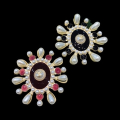 Trâm, Ghim Cài Áo HimHip Chữ X Nhỏ Mặt Tròn Thanh Lịch HKCC Mix Trai 6cm