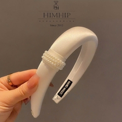 Bờm HimHip Phối 3 Vòng Giả Trai Vải Trơn Sang Trọng 3cm