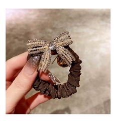 Dây Cột Tóc HimHip Mix Trai Thắt Nơ Đá Thanh Lịch 2cm
